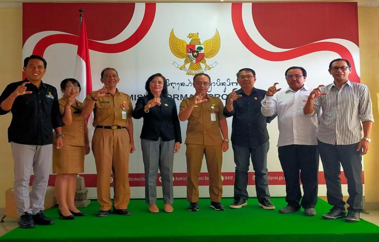Diskominfo Ikuti Presentasi Rangkaian Monev KIP Tahun 2025